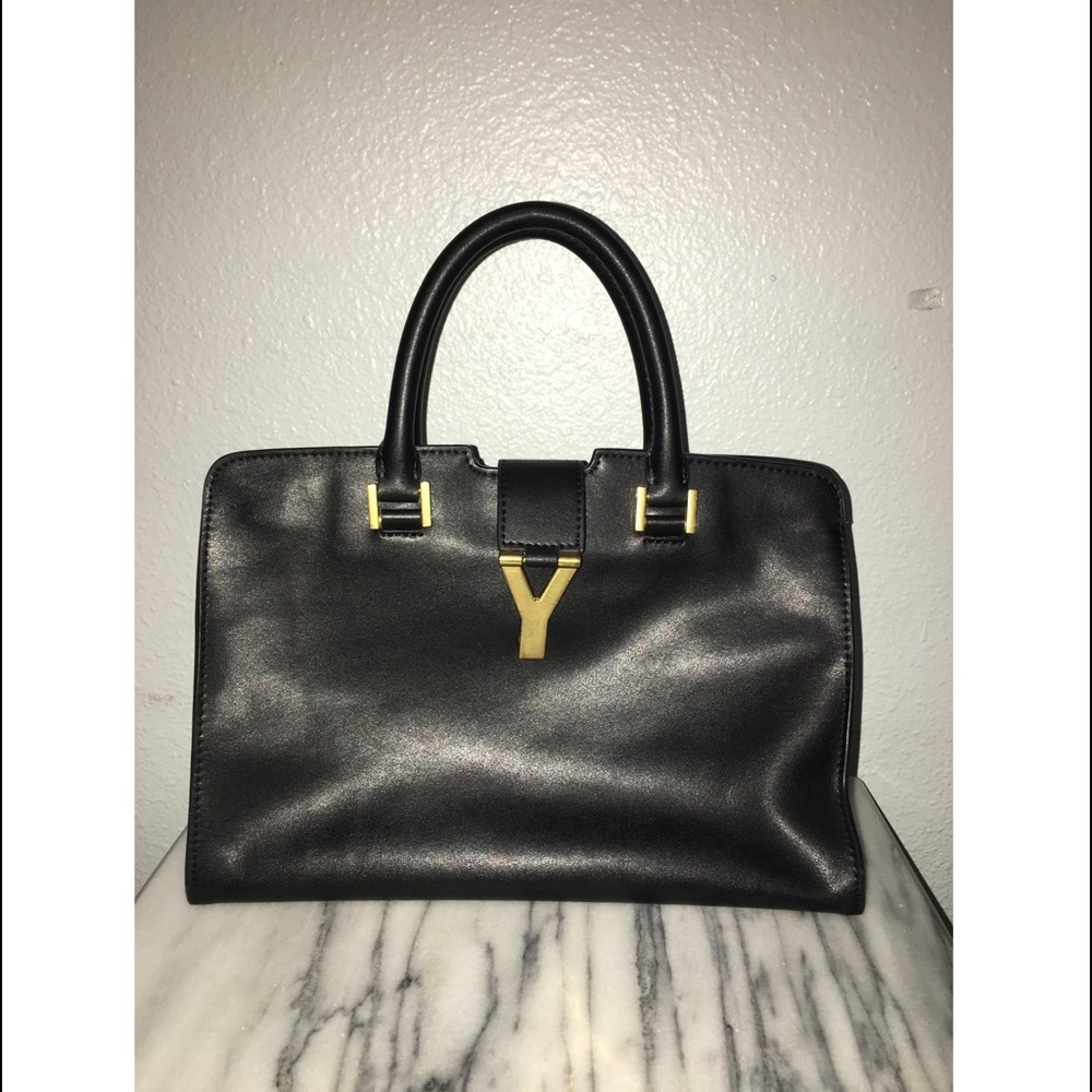 YSL Black Y Cabas ChYc Bag